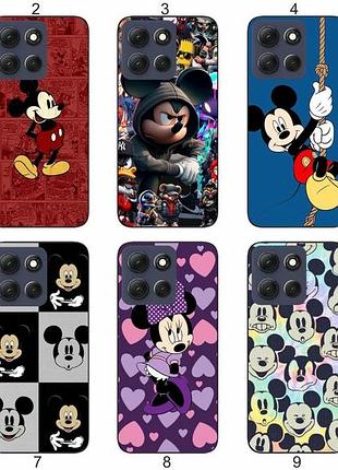Силіконовий чохол мікі маус mickey mouse для motorola g86 5g діснеївська естетика