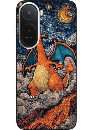Чохол силіконовий epik для xiaomi redmi a7 pro з принтом вогняний дракон
