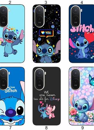 Силіконовий чохол stitch стіч для xiaomi poco c81 pro пустотливий принт і захист