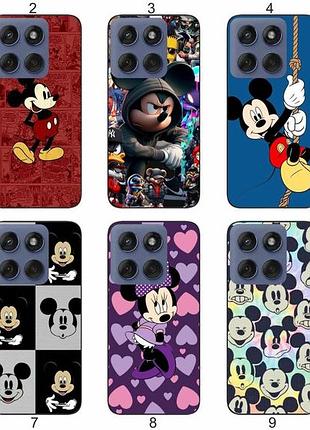 Силіконовий чохол мікі маус mickey mouse для motorola edge 60 діснеївська естетика
