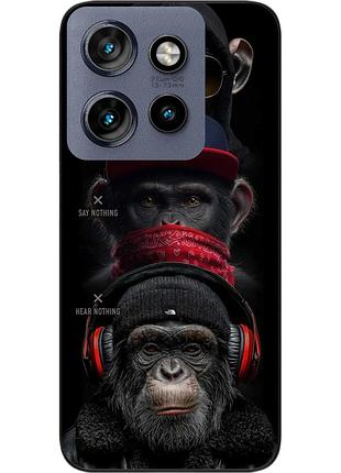Чехол силиконовый epik для motorola edge 60 neo с принтом три мудреца