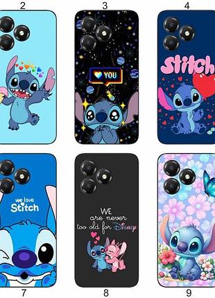 Силіконовий чохол stitch стіч для zte blade a36 пустотливий принт і захист