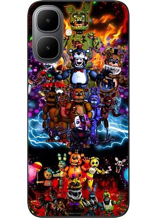 Силиконовый чехол epik для infinix smart 10 (x6725) с изображением битва аниматроников
