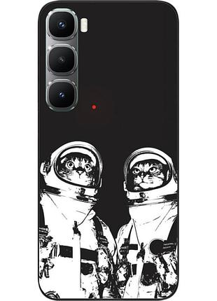 Силіконовий чохол бампер epik для infinix hot 60 pro (x6885) з принтом космонавти