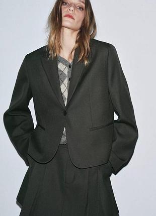 Блейзер з лацканами zara 2
