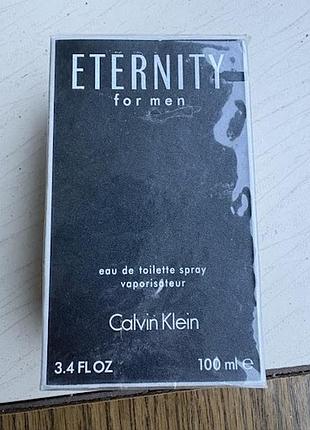 Чоловічі парфуми calvin klein eternity for men, 100 мл (оригінал, вінтаж)