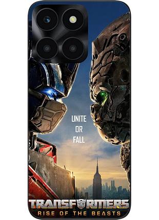 Силиконовый чехол epik для honor x6a с картинкой трансформеры звероботы