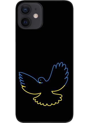 Силиконовый чехол epik для iphone 12 mini с картинкой украинский голубь