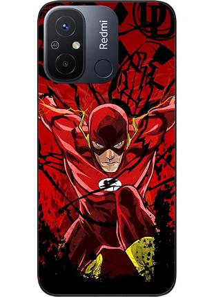 Силиконовый чехол epik для xiaomi redmi 12c с картинкой флэш