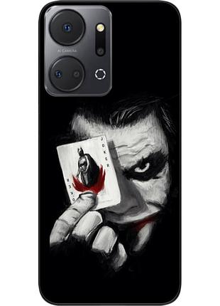 Силиконовый чехол epik для honor x7a с картинкой джокер с картой