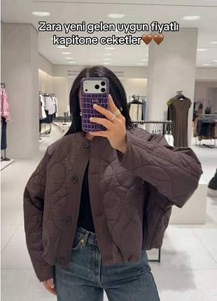 Куртка - бомбер zara l (xl)