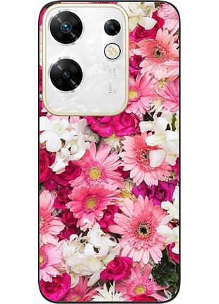 Силиконовый чехол бампер epik для infinix zero 30 4g с картинкой нежные цветы