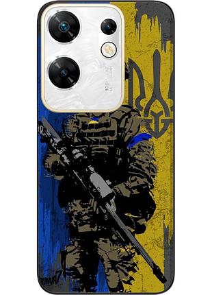 Силиконовый чехол epik для infinix zero 30 4g с картинкой зсу