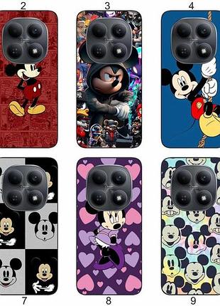 Силіконовий чохол мікі маус mickey mouse для xiaomi redmi note 15 4g / 5g діснеївська естетика