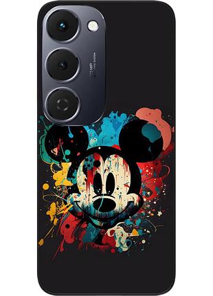 Чехол силиконовый epik для tecno spark 40 pro plus (km7) с изображением арт микки маус в стиле граффити