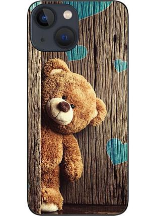 Бампер силіконовий чохол epik для iphone 13 з картинкою ведмедик