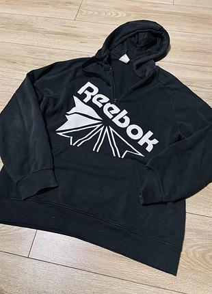 Оригінал хвді капюшонка спортивна кофта reebok l розміру