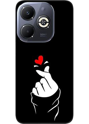 Силіконовий чохол epik для infinix smart 8 plus (x6526) з картинкою рука