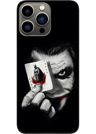 Силиконовый чехол epik для iphone 13 pro с картинкой джокер с картой