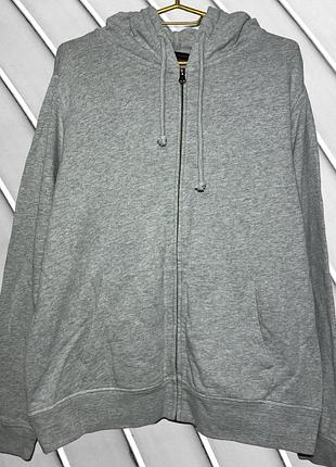 Женская серая кофта на замке m&amp;s u9 14 l 40 42 46 48 маркс серая зепка на молнии спортивная кофта m&amp;s u9 14 l 48