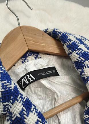 Твидовый жакет zara 5