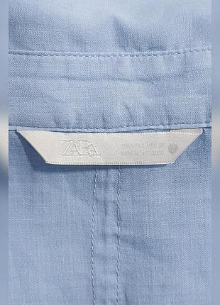 Сорочка льняна zara 3