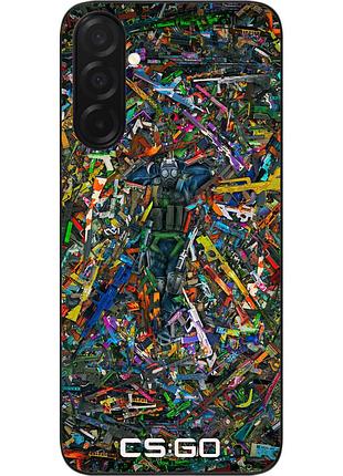 Силиконовый чехол epik для samsung galaxy a57 с рисунком cs go guns