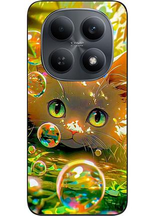 Чохол силіконовий epik для xiaomi redmi note 15 4g / 5g з картинкою бульбашки щастя