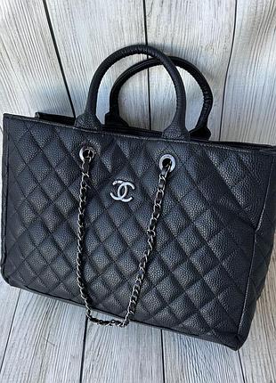 Жіноча чорна містка сумка grant shopping tote