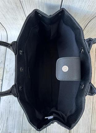 Женская черная вместительная сумка grant shopping tote 4
