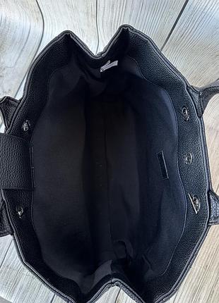 Женская черная вместительная сумка grant shopping tote 5