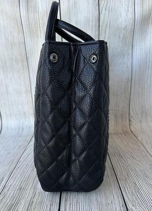 Женская черная вместительная сумка grant shopping tote 7