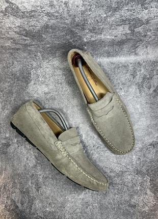 Чоловічі замшеві лофери / мокасини fusaro antonio (made in italy)