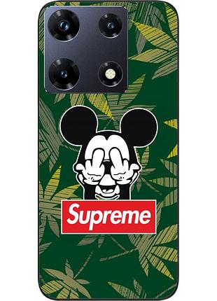 Силиконовый чехол epik для infinix note 30 pro 4g (x678b) с картинкой микки supreme