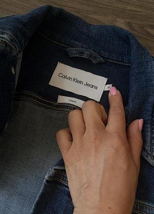 Джинсова куртка calvin klein, xs 8