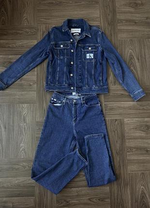 Джинсова куртка calvin klein, xs 4