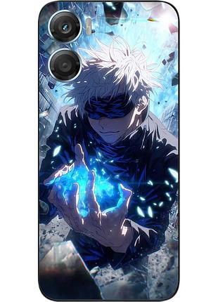 Чехол силиконовый epik для motorola g06 с принтом jujutsu kaisen безграничная техника