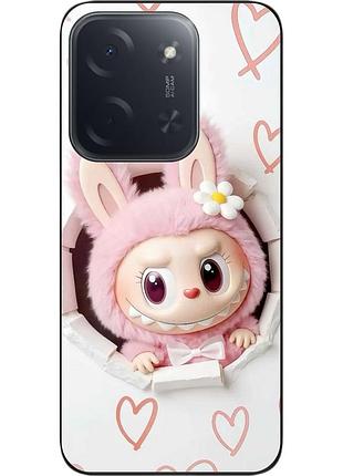 Силіконовий чохол epik для xiaomi poco c85 з принтом лабубу любов