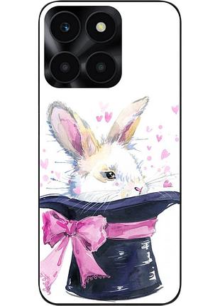 Чехол силиконовый epik для honor x6a с картинкой кролик