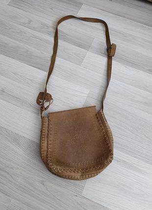 Сумка шкіряна жіноча ,,вінтаж,, accessorize 5