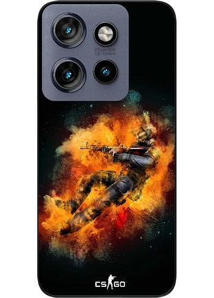 Силіконовий чохол epik для motorola edge 60 neo з принтом контр страйк