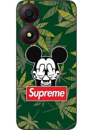Силиконовый чехол epik для zte blade a34 с картинкой микки supreme