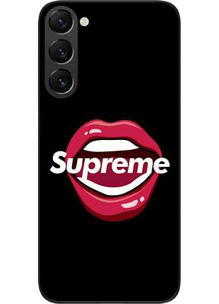 Силиконовый чехол epik для samsung galaxy s22 с картинкой губы