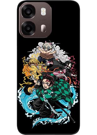 Силиконовый чехол epik для oppo a6s с принтом demon slayer сила воды