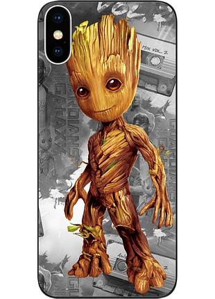 Силіконовий чохол epik для iphone xs max з картинкою малюк грут
