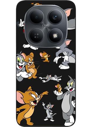 Чохол силіконовий epik для xiaomi redmi note 15 4g / 5g з принтом дружба том і джері