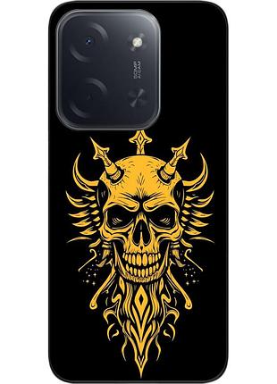 Силіконовий чохол epik для xiaomi poco c85 з принтом диявольський череп