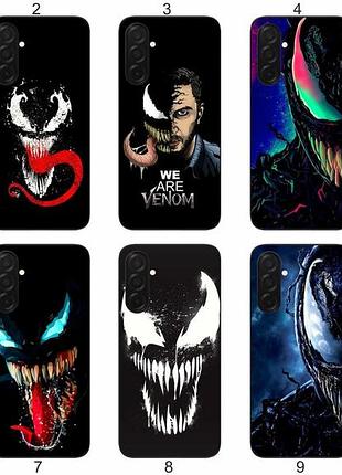 Силиконовый чехол venom веном для samsung galaxy a57 драматичный контраст и защита