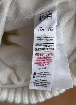 Тепла шапочка f&f для дівчинки 6м 3