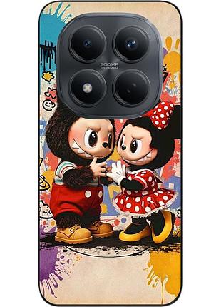 Чохол силіконовий epik для xiaomi redmi note 15 pro 4g з принтом labubu графіті